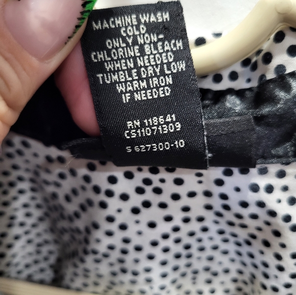 Lane Bryant Buckle Short Sleeve Button Up Top - Picture 6 of 6